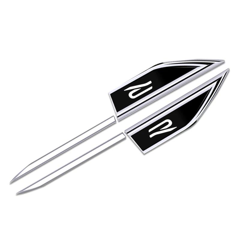 BIG1 Car Body Protective Sticker Car Fender Side Blade Stainless Steel Decal for VW Volkswagen R Passat Golf Polo Jetta TYYZB-VW
