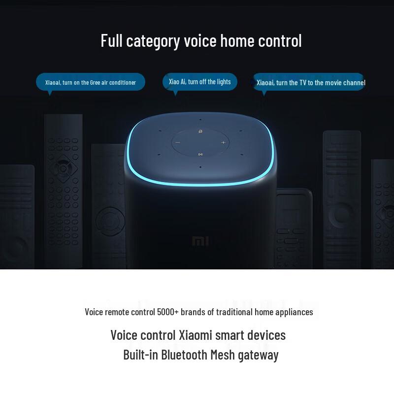 Умная колонка Xiaomi Xiaoai Pro с китайской вилкой (адаптер в комплекте)