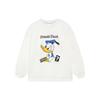 Li Ning X Disney Collaboration Sports Lifestyle Series Cartoon Pattern Printed Crew Neck Pullover Long Sleeve Sweatshirt Women Sweatshirt AWDS596-1