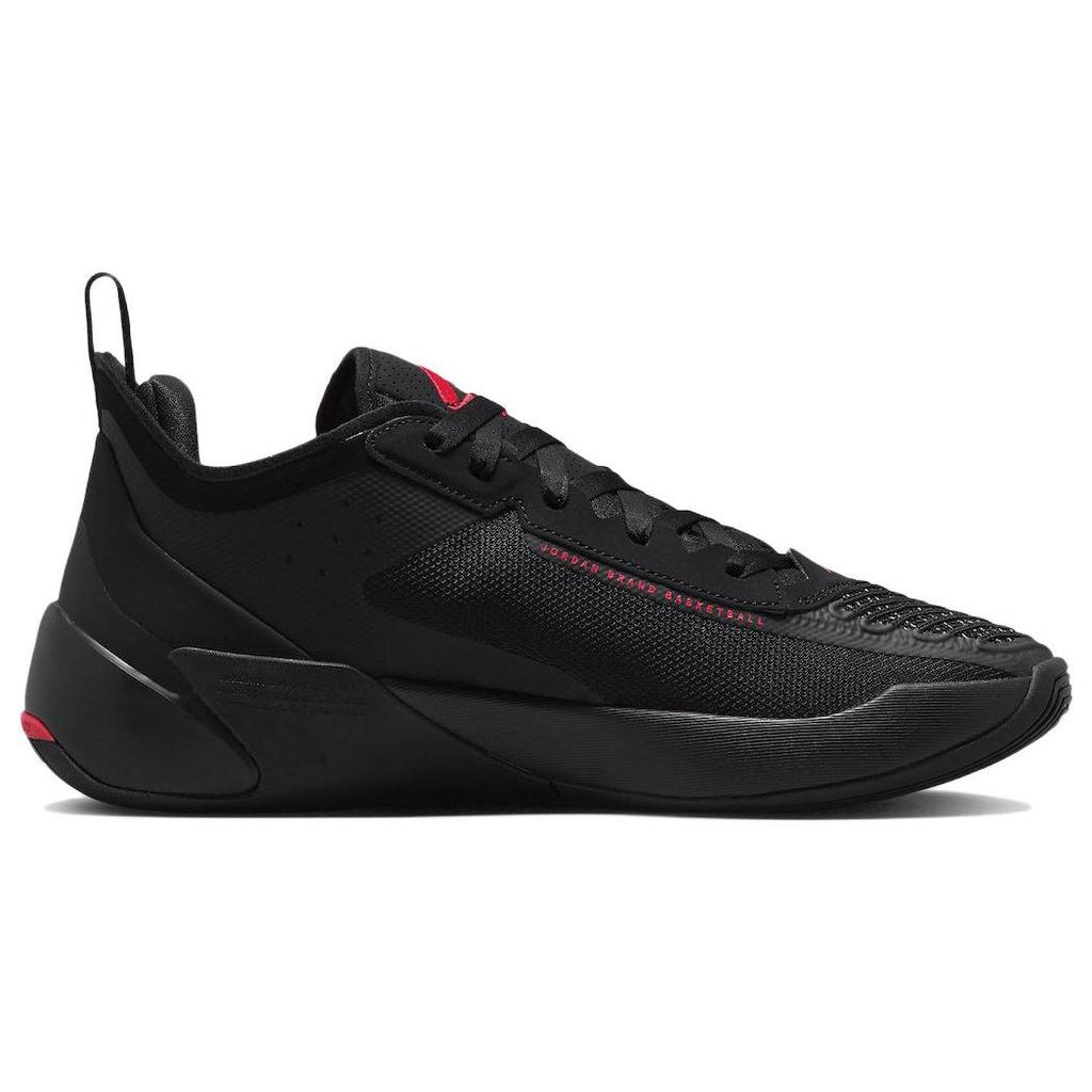 Мужские кроссовки Air Jordan Luka 1 Bred Черные Университетский красный Темно-серый DN1772-060