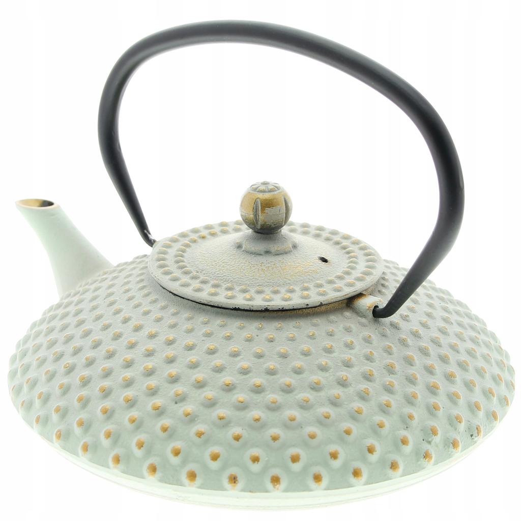 Cast Iron Kettle 1.25L Infuser With Strainer For Brewing Tea And Herbs