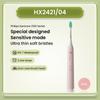 Philips HX2421 Sonic Electric Toothbrush Teeth Cleaning Teeth Whitening Brush 1 Handle 1 Brush Head
