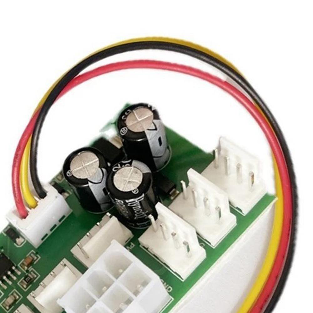 DC12V Fan Speed Controller 3/4-Wire PWM Fan Controller Board 8-Way High Power Standby 0.015A 25khz for Computer Case Fan
