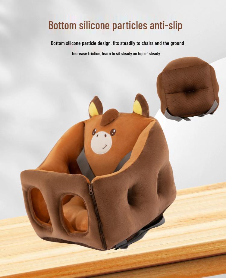 Baby Learning Chair - Plush High Chair Seat for 6-10 Months, Children's Sofa