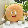 Cute Cartoon Fast Food Plush Toy Stuffed Hot Dog Popcorn Chicken Legs Pizza Chips Throw Pillow Funny Room Decor Cushion