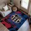 Fcb Crest Emblem Carpet Design for Dining Room Living Rooms Playrooms Bedrooms Anti-slip Rug Office home decor Gift for Festivals