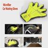 Chenille Car Wash Gloves Microfiber Wipe Car Gloves Scratch Free Car Wash Cleaning Coral Velvet Double-Sided Cleaning Tool