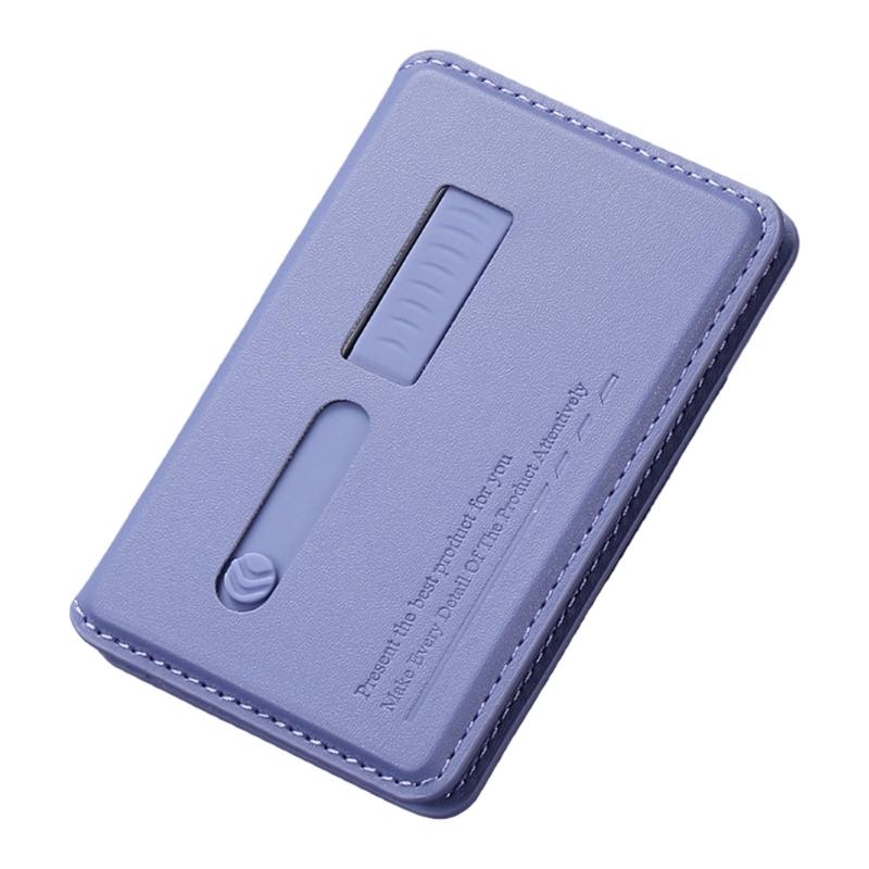 Регулируемый угол обзора Подставка для телефона Хранение карт Складная конструкция Магнитная задняя панель Конструкция из ПУ-кожи