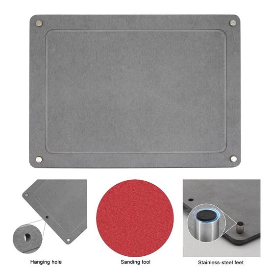 Коврик для сушки посуды для кухонной столешницы 15,7" x 11,8" Большой коврик для сушки посуды Диатомитовый коврик для организации кухонной раковины