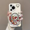 Applicable Huawei purapro phone case cute cartoon with bracket p creative all-inclusive edge puppy and friend