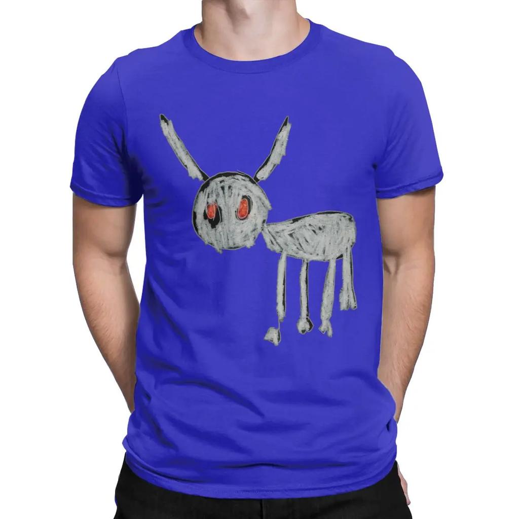 Drizzy Drake For All The Dogs T-Shirt Men Funny 100% Cotton Tees Round Collar Short Sleeve T Shirts Plus Size Clothes