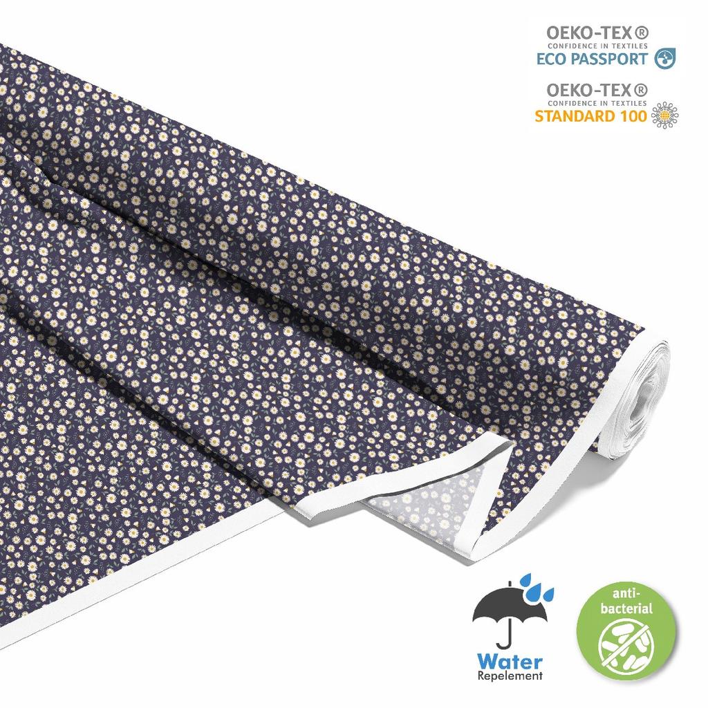 Outdoor Dekostoffe Oxford - Motiv Kamille 2 I Dx660