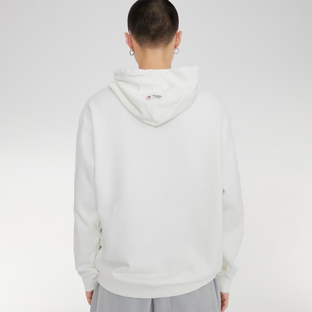 New Balance Sportswear Hoodie Asia Sizing 'Cream White Black' Unisex 5CD38061-IV
