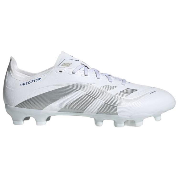 Adidas Predator League Soft Comfortable Ag Hg Non-Slip Wear-Resistant Soccer Shoes Men Soccer Shoes White ID3775
