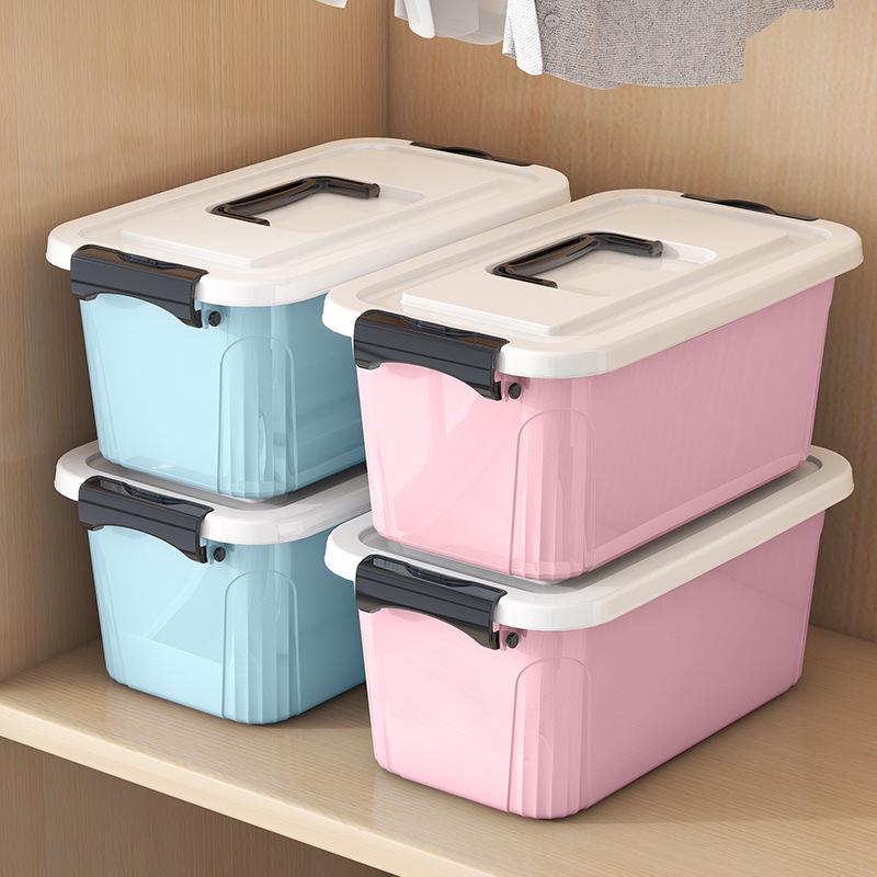 Multifunctional Plastic Storage Box for Clothes, Toys, Car, and Household Organization
