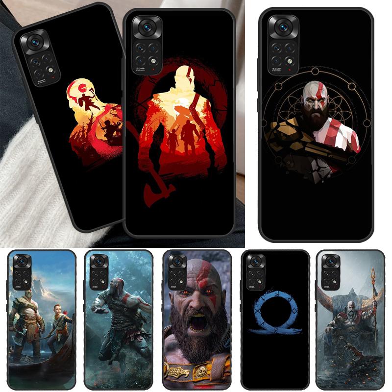 Чехол Kratos God of War для Xiaomi Redmi Note 11 Pro 8 9 11S 10S 9S Note 10 Pro Чехол для Redmi 10 10C 9A 9C
