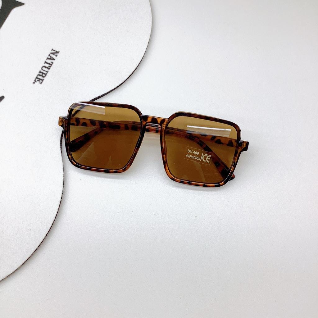 Vintage Box Children'S Sunglasses Fashion Trend Boys And Girls Uv Protection Styling Wear Sunshade Glasses