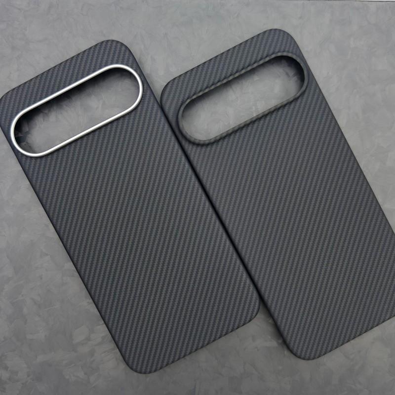Kevlar Fiber Phone Case Google Pixel 10 Pro XL Ultra Slim Shockproof Hard Shell With Metal Ring Magnetic Adsorption