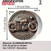 Ретро Мотоцикл Металлическая Жестяная Вывеска Винтажный Декор Стены Гаража