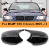 Накладка на зеркало заднего вида, глянцевая черная, для BMW 3 серии E90 2009-2011