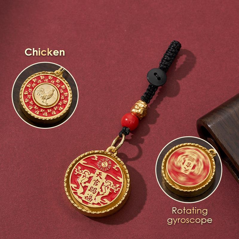 Подвеска в китайском стиле со знаком зодиака «Удача», новогоднее украшение по фен-шуй, денежный подарок на весенний праздник