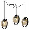 MODERN GLASS RING SPIDER HANGING LAMP