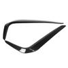 2pcs Carbon Fiber Style Car Front Foglight Lamp Eyebrow Eyelid Cover Trim Stickers for BMW 5 Series M Sport G30