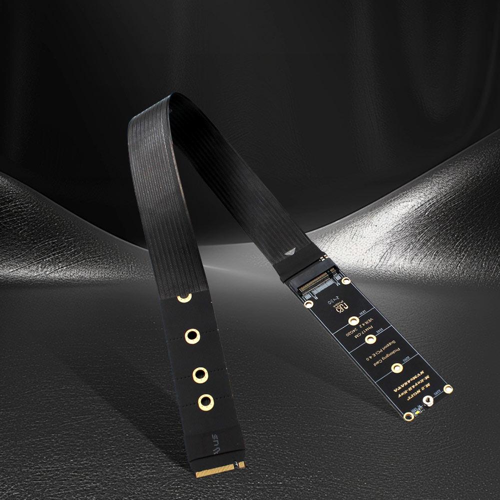 Удлинительный кабель M.2 NVME NGFF M-Key SSD Карта расширения NGFF M-Key PCIe4.0 SSD Удлинитель M.2 SSD PCI-Express 4.0 X4 M Key