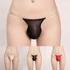 Мужские трусы, сексуальные стрейч-стринги, дышащие трусы