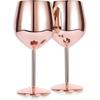 500ML Stainless Steel Red Wine Cocktail Glass Unbreakable Metal Tall Champagne Glass KTV Bar Goblet European Style Wine Glass