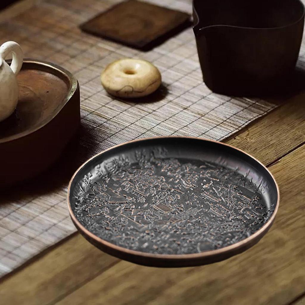 Сплав Подставка Под Чашку Коврик Подарок на День Рождения Модный Поднос для Подачи Десертов Вода Напиток для Отеля