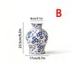 Chinese Blue-and-white Porcelain Ceramic Vase Flower Vase Flower Arrangement Accessories Ceramic Handicrafts Vases Flowerpots