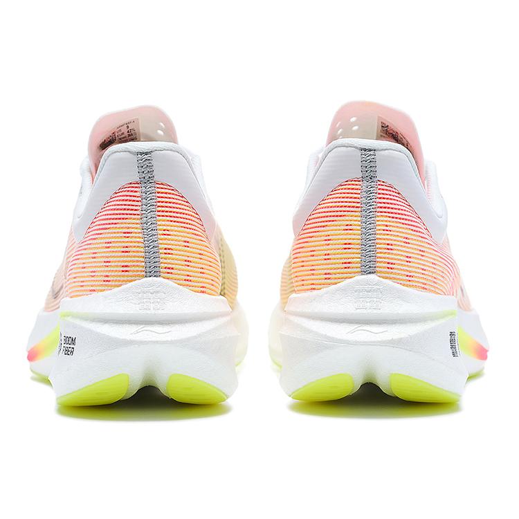 Li Ning Feidian 3 Challenger Тканевые Нескользящие И Дышащие Низкие Марафонные Беговые Кроссовки Мужские Розовый Белый ARMT037-1