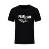2024 Мужская футболка Повседневная Оверсайз Базовая Акула Ковбой Pearl Jam Рок-группа Футболка Мужские футболки Графическая Уличная одежда S-4XL
