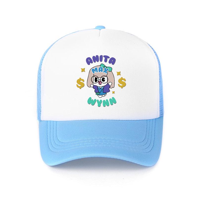 WYNN Mesh Cap: Drake Anita Max Vnn Baseball Style with Cartoon Duck Design