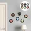 20pcs Colorful Record Wall Decal Paper Records Fake Records Stickers  Bedroom