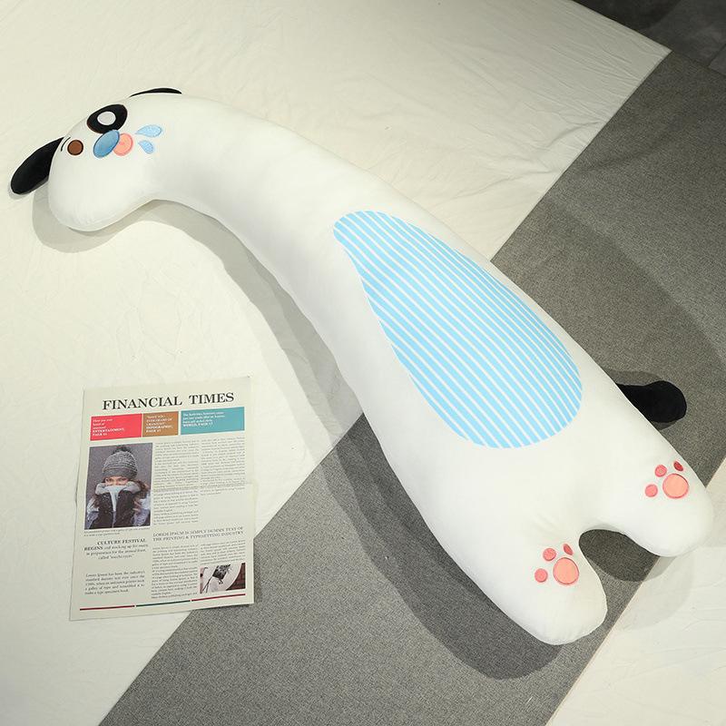 Милая мягкая подушка-кролик-динозавр, плюшевая игрушка, кукла-собачка, кукла-олень, кукла для успокоения для девочки