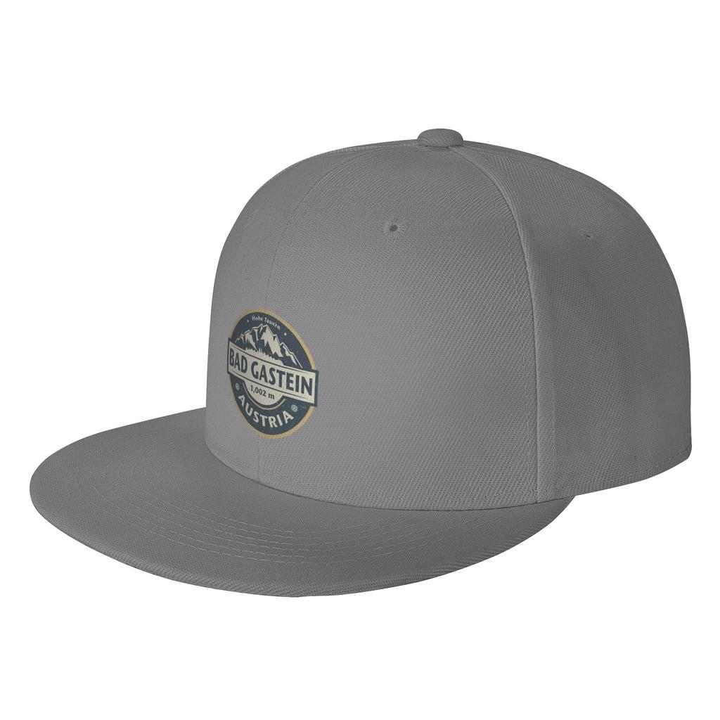 Fashion Bad Gastein Austria Flat Brim Sun Hat Unisex Style Caps