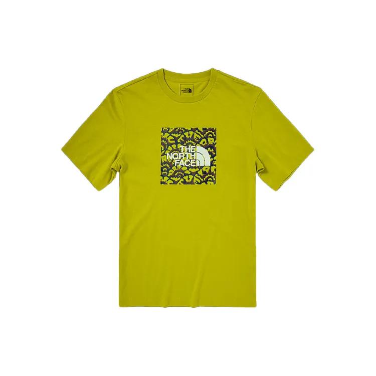 THE NORTH FACE Set in Sleeve T Shirt Men's Yellow Green (Unisex) T-Shirts NF0A4U9B 1B0