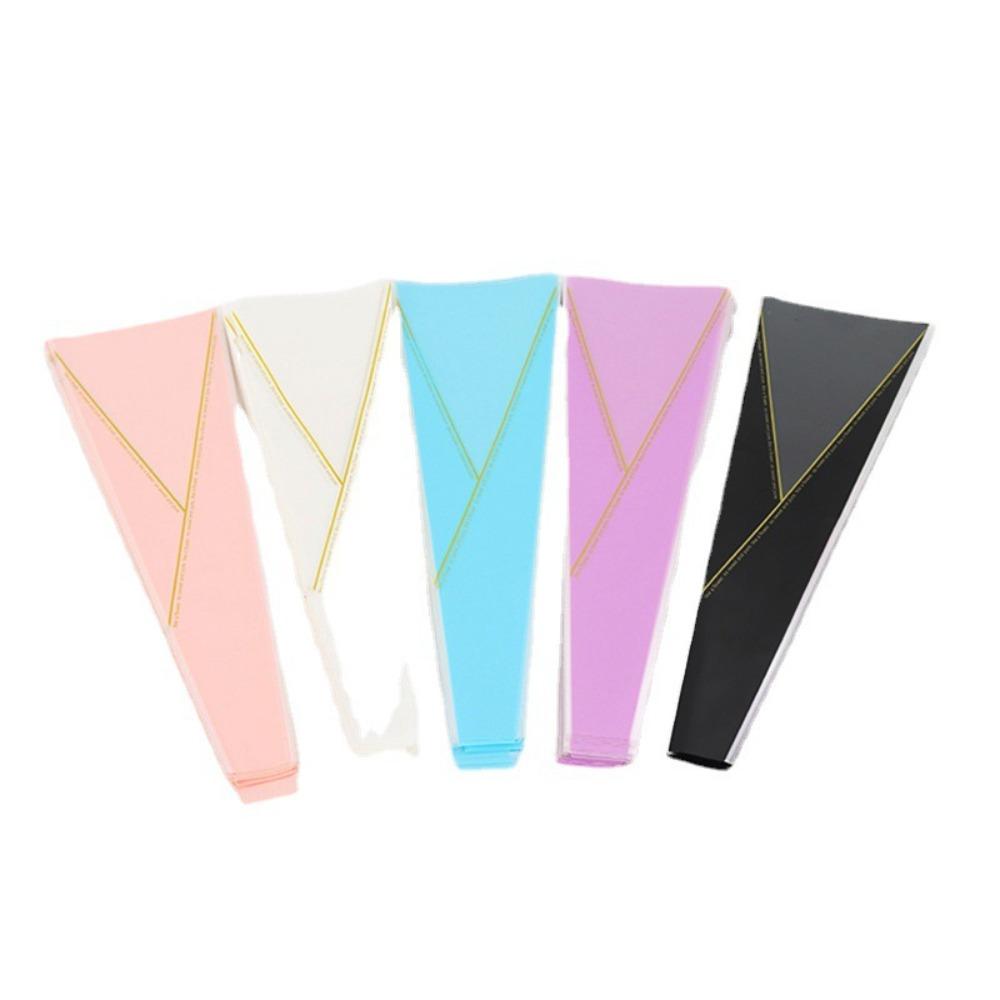 50 шт. Пластиковые пакеты для упаковки цветов, одиночные цветочные обертки для роз ко Дню святого Валентина