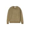 Levis Хаки Текстурированный Удобный Нежный для Кожи Простой Однотонный Универсальный Ленивый Стиль Вязаный Свитер Унисекс Топы 0058W-0003