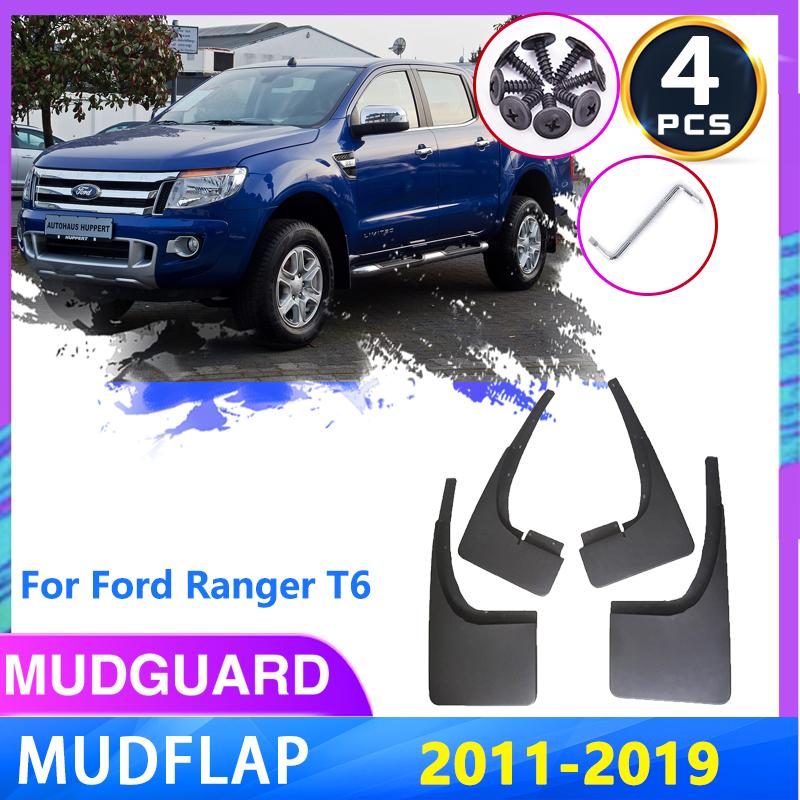 4 шт. автомобильные брызговики для Ford Ranger T6 P375 2011 ~ 2018 2012 2013 2014 2015 брызговики Fender брызговики авто