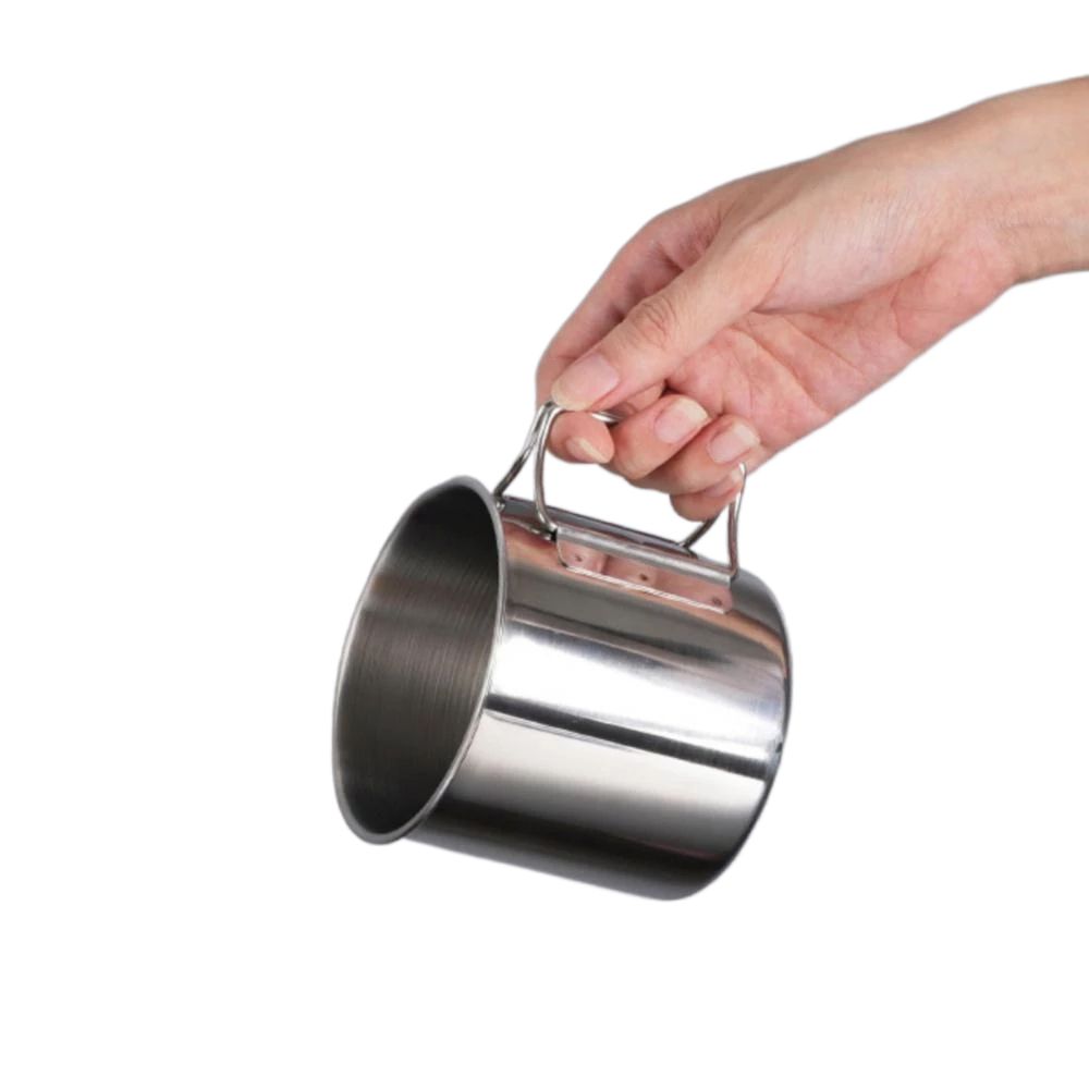 Стакан для питья Кружка из нержавеющей стали Пикниковая утварь Кемпинговая посуда Уличная посуда Стакан для питьевой воды