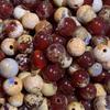 Natural Red Agate Round Spacer Beads for DIY and Stringing Projects