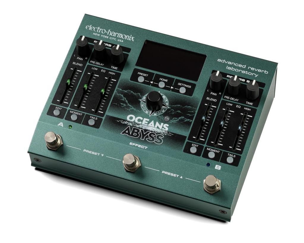 Effector Reverb OCEANS ABYSS Advanced Reverb Laboratory Elehamo ELECTRO-HARMONIX Electro-Harmonix