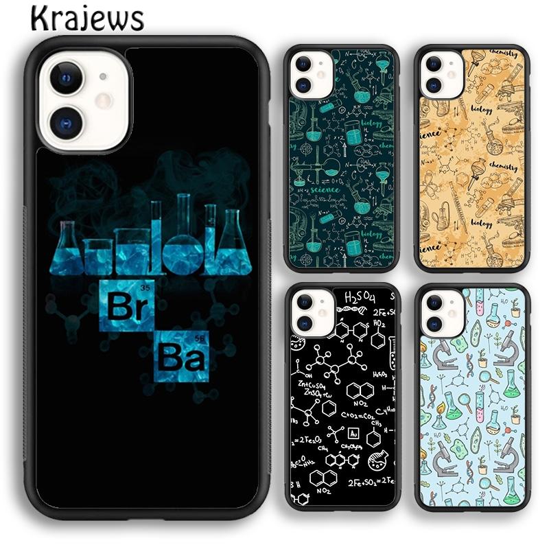 Krajews Chemistry elements Phone Case Cover For iPhone 17 Air 16 15 14 plus 11 12 13 pro max coque Shell Fundas
