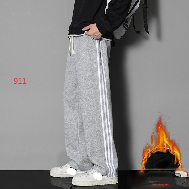 Long Pants Fall and Winter Trend Loose Solid Color Comfortable Handsome Men's Casual Pants Sports Pants Season Long Pants
