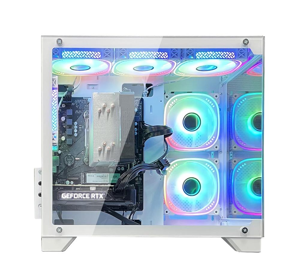 NEWLEAGUE Gaming Desktop Computer Specially Selected Model Core I5 12400F GTX1650 16GB NVMe SSD 512GB 550W Power Supply Unit Windows 11 Office Mini