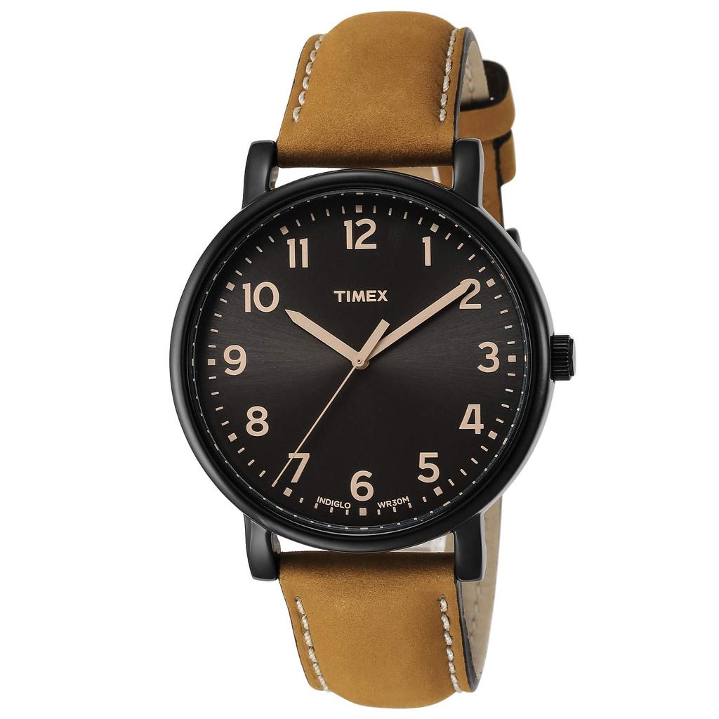 TIMEX Watch T2N677 Black Dial Men's