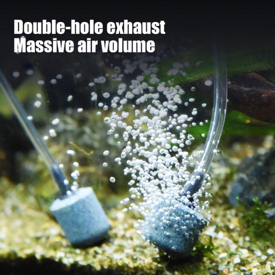 Аквариумный воздушный насос USB Мини кислородный насос для аквариума Портативный бесшумный аэратор Кислородный распылитель с аэрационным камнем для маленьких и средних аквариумов, пруда